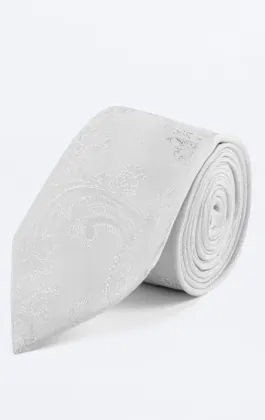 Cravate Motif Blanc