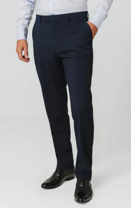Pantalon de costume bleu marine