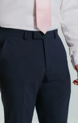 Pantalon de Costume Bleu Moyen