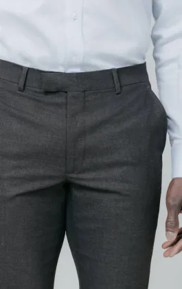 Pantalon de costume gris coupe slim