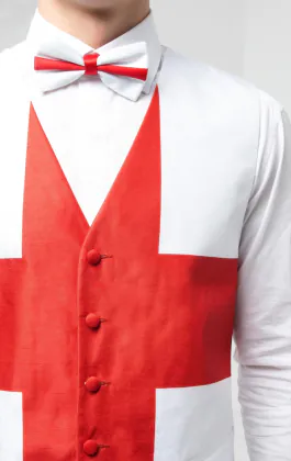 Gilet motif croix de St George
