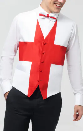Gilet motif croix de St George