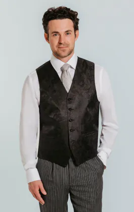Gilet motif noir