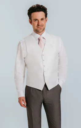 Gilet motif blanc