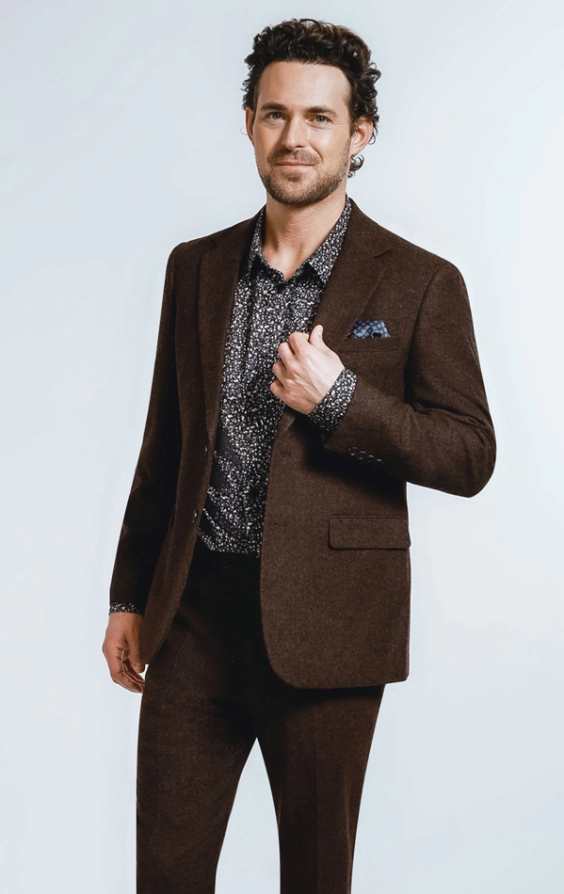 GILET EN TWEED Donegal Maya Blue EUR 34,70 - FR
