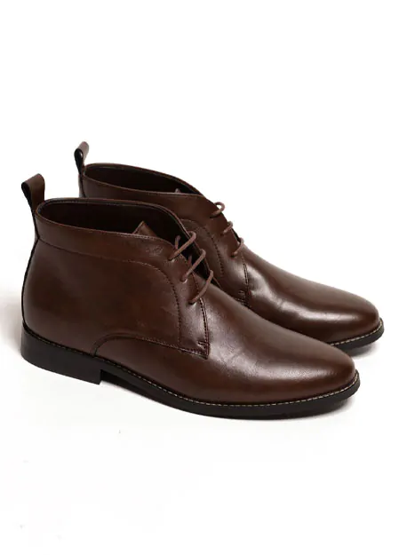 Bottines Chukka en Marron Foncé