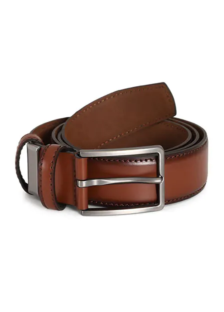 Ceinture en Cuir Fauve