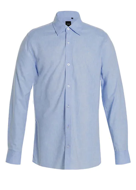 Chemise en Lin Bleu Clair